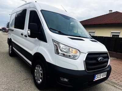 FORD TRANSIT 2.0 TDCi 350 LWB Trend MAGYAR!PARK RADAR ELŐL HÁTUL!TELEFON TÜKRÖZÉS!DUPLA TOLÓAJTÓ!ÚJSZERŰ ÁLLAPOT!