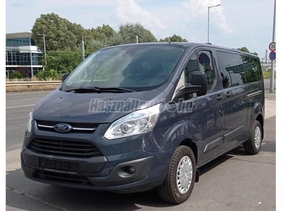 FORD TRANSIT Custom 2.2 TDCi 330 LWB Trend MAGYARORSZÁGI FRISS VIZSGÁVAL!! DUPLA KLÍMÁS! DUPLA TOLÓAJTÓ!