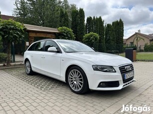 AUDI A4 Avant 2.0 TDI DPF 3xS LINE Gyári Fehér !