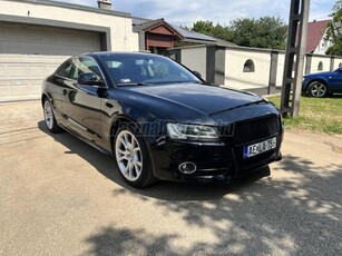 AUDI A5 Coupé 3.0 TDI DPF quattro MAGÁNSZEMÉLY.FRISS POLÍR.FRISS NAGYSZERVIZ+MŰSZAKI.FEKETE BŐR.KÉZI 6. S LINE.ÜLÉ