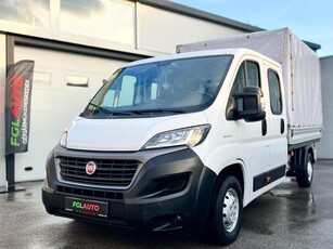 FIAT DUCATO 2.3 Mjet LWB 3.5 t MAGYARORSZÁGI. 66000KM. DUPLAKABINOS PONYVÁS