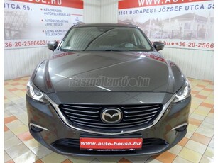 MAZDA 6 Sport 2.2 CD AWD Revolution Plus (Automata) 5.117.000 + Áfa! BICOLOR BŐR! NAVI! HEAD-UP! LED! KEYLESS-GO! KAMERA! BOSE!