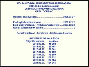 OPEL CORSA C 1.2 Silverline Blueline klíma ABS szervó centrál stb