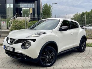 NISSAN JUKE 1.6 Acenta Xtronic EURO6 Magyar 1 tulaj/Vezetett szerviz/Gyöngyház fehér/Automata/Nyári-téli kerék