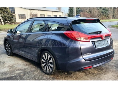 HONDA CIVIC Tourer 1.6 i-DTEC Exe ADAS Navi EURO6 MEGKÍMÉL/ NAVI /KLÍMA/LED/ AZONNAL ELVIHETŐ!!