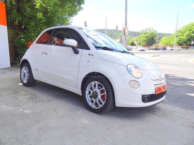 FIAT 500 1.4 16V Pop BŐR BELSŐ! SPORTOS HANG! KOCKÁS TETŐ! PÖPEC KIS AUTÓ!