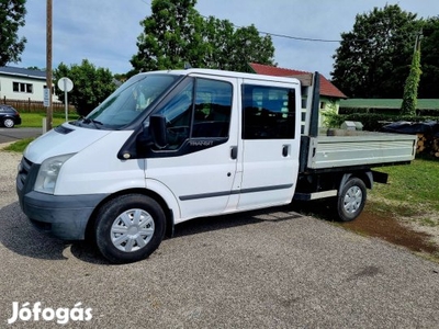 Ford Transit platós 2.4D 6személyes ! Jó állapotban!