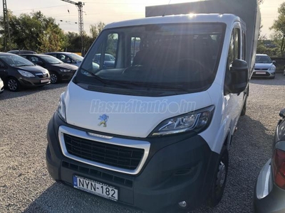 PEUGEOT BOXER 2.0 BlueHDI 330 FT L1H1 Business EURO6 1. Tulajdonos! Dupla kabinos.Ponyvás!