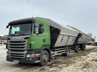 SCANIA R440 Gabonás szerelvény pótkocsival-Azonnal munkára fogható!