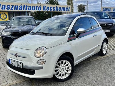 FIAT 500 1.4 16V Lounge Dualogic Gucci-Bose-Panorámatető-Cserélhető