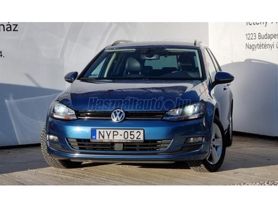 VOLKSWAGEN GOLF VII Variant 1.6 TDI Comfortline DSG Szervizkönyves! NAVI! Xenon fényszórók! Vonóhorog!