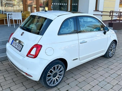 FIAT 500 1.2 8V Lounge S&S végig vezetett szervízkönyv. Mo.-i