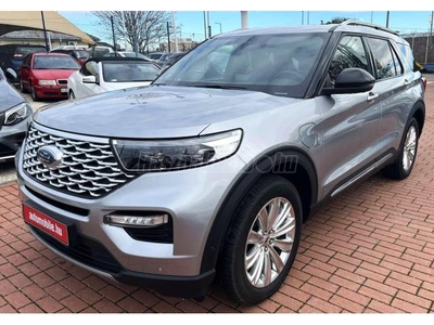 FORD EXPLORER 3.0 EcoBoost PHEV Platinum (Automata) Gyári garanciális + Magyarországi + 1. tulajdonostól + sérülésmentes + Áfás ár!