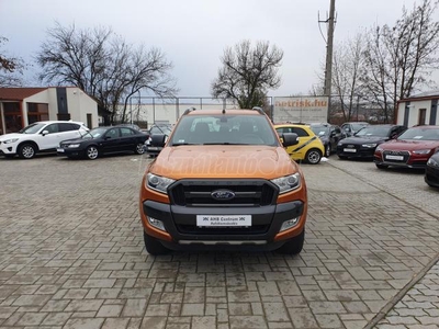 FORD RANGER 3.2 TDCi 4x4 Wild Trak (Automata) EURO6 +2 ÉV GARANCIÁVAL+1.TULAJ+SZ.KÖNYV+BŐR+NAVI+Ü.FŰTÉS+PARKRADAR+V.HOROG+GYÖNYÖRŰ+