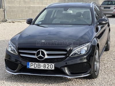 MERCEDES-BENZ C 180 T 9G-TRONIC AMG--Áfás--Mo.-i--140.000km--Végig vezett szervizkönyv--ÜLÉSFŰTÉS-El.ülés