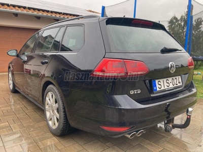 VOLKSWAGEN GOLF VII Variant 2.0 TDI BMT GTD manuális váltó. vonóhorog. digit klíma. fűthető fekete bőr ülések. panoráma tető