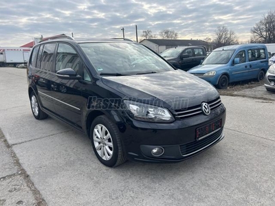 VOLKSWAGEN TOURAN 2.0 CR TDI Highline DSG 7 SZEM.-ALCANTARA-NAGY NAVI-KAMERA-XENON-V.HOROG-ÚJ TURBÓ-FRISS SZERVIZ-8 KERÉK