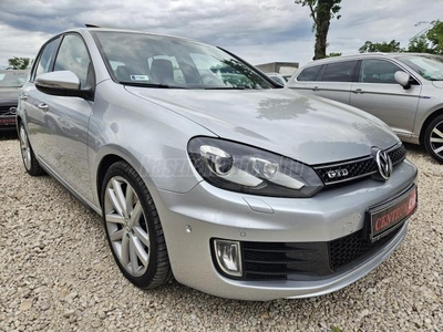 VOLKSWAGEN GOLF VI 2.0 TDI GTD DSG Sz.könyv! Tempomat! Bluetooth! Navi! Ülésfűtés! Napfénytető! Vonohorog!