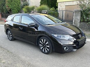 HONDA CIVIC Tourer 1.6 i-DTEC Elegance FRISS SZERVÍZ-TEMPOMAT-LEINFORMÁLHATÓ