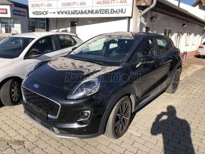 FORD PUMA 1.0 EcoBoost Titanium HIBRID Radar kamera 17coll navi magától parkol CarPlay kamera ülésfűtés adaptív