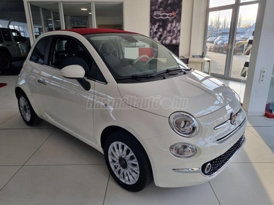 FIAT 500C 1.0 BSG Gelato fehér. Tech. Comfort és Stílus plusz csomaggal. Készletről!