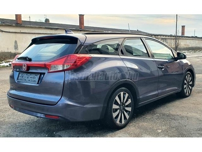 HONDA CIVIC Tourer 1.6 i-DTEC Exe ADAS Navi EURO6 MEGKÍMÉL/ NAVI /KLÍMA/LED/ AZONNAL ELVIHETŐ!!