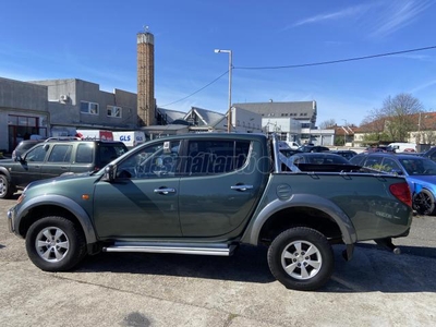 MITSUBISHI L 200 Pick Up 2.5 TD DC Intense Plus ÚJKORÁTÓL MAGYAR AUTÓ CSAK 169.990.KM SÖTÉTZÖLD KÉZI VÁLTÓ HOROG 4X4+FELEZŐ+DIFF