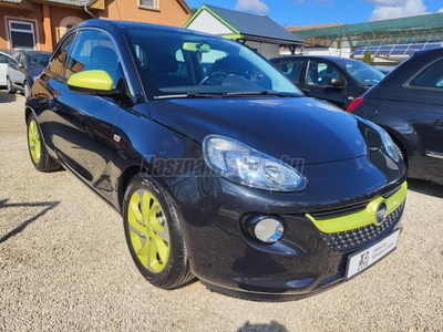 OPEL ADAM 1.4 Jam EURO6 KarbonBlack & LimeGreen. Garantált 89eKm. Végig Opel Szervizkönyv