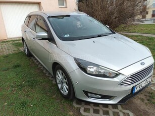 FORD FOCUS 1.5 TDCI Titanium Magyarországi .sérülésmentes 163.000-km !