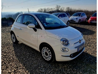 FIAT 500 90.000KM LOUNGE TOLATÓRADAR ÜVEGTETŐ 1ÉV GARANCIA /RN/