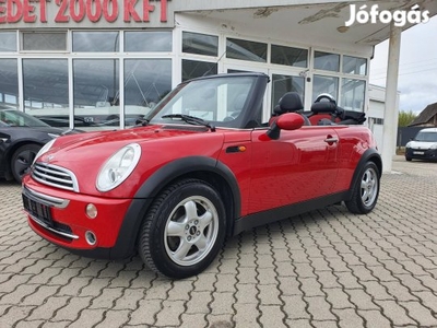 Mini Mini Cooper 1.6 Cabrio Félbőr. Ülésfűtés....