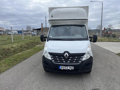 RENAULT MASTER 2.3 dCi 165 L4P4 3,5t Pack Comfort RWD TwinWheel EURO6 EMELŐHÁTFAL. ÁLLÓFŰTÉS. ÚJ PONYVA!