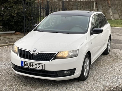 SKODA RAPID 1.2 TSI Ambition Spaceback 123.620 km! Magyarországi! Első tulajdonos! Üvegtető!