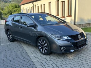 HONDA CIVIC Tourer 1.8 Elegance 137 E KM-FRISS SZERVIZ-TEMPOMAT-LEINFORMÁLHATÓ