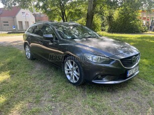 MAZDA 6 Sport 2.2 CD175 Revolution (Automata) Vaj bőr belső.sávtartó.távolság tartó tempomat.tolató kamera.19-es alufelni.Navi