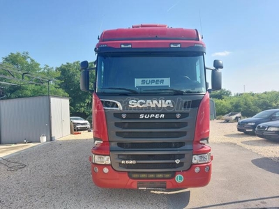 SCANIA R520 6x2 MNB V8 594ekm KitűnőÁllapotban!emelőhátfalas