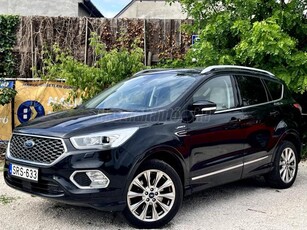 FORD KUGA 2.0 TDCi Vignale AWD Poweshift Akár 3 év garancia/Vajbőr belső/136.000Km/Friss műszaki/Vezetett szerviz