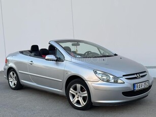 PEUGEOT 307 1.6BENZIN! KEMÉNYTETŐS CABRIO!VALÓS KM FUTÁS!