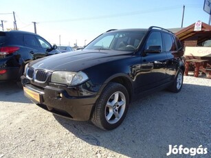 BMW X3 2.0d Vonóhorog! Friss Műszaki!