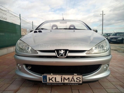 PEUGEOT 206 CC 1.6 16V MÜSZAKI:25.07.25-ig KM:191.210! ICEhidegKLIMA. ABS. ESP. SZERVÓ. ALUFELNI. 4 LUF