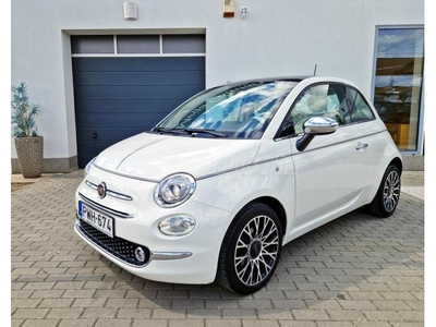 FIAT 500 1.2 8V Collezione Dualogic Magyarországi. Üvegtető. Első tulajdonos