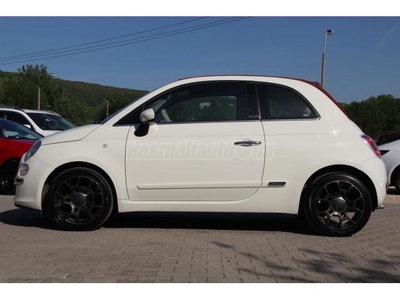 FIAT 500C 1.2 8V Lounge Friss vezérlés csere. Új téligumi lemezfelnin