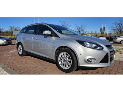 FORD FOCUS 1.6 Ti-VCT Titanium Bluetooth kihangosító. Navi. Elöl-Hátul Radar. Aux. Usb. Beparkol