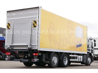 RENAULT PREMIUM 430 6X2 DOBOZOS + EMELŐHÁTFAL