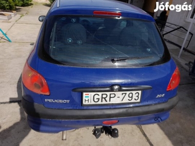 Peugeot 206 1.4b sok műszakival eladó