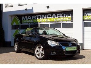 VOLKSWAGEN EOS 2.0 PD TDI DPF SportLine Deep Black Pearl + Black Nappa Leather +GOOGLE + 2X-s GARANCIA !!