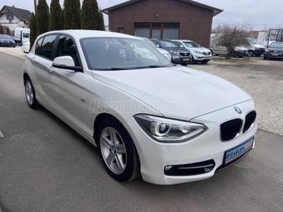 BMW 116d Sport V.SZ.KÖNYV LED BI-XENON NAVIGÁCIÓ TEMPOMAT ÜLÉSFŰTÉS 198E KM