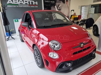 ABARTH 595 1.4 T-Jet 165 Abarth piros fényezéssel. Tech csomaggal. Azonnal készletről!