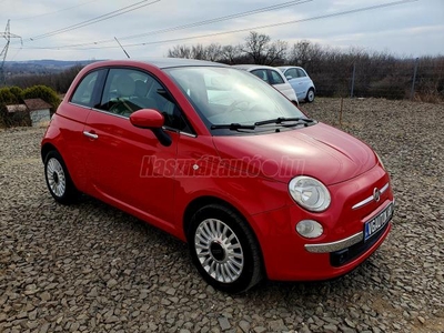 FIAT 500 102.000KM 111ES PIROS LOUNGE ÁLOMSZÉP 1ÉV GARANCIA /LV/