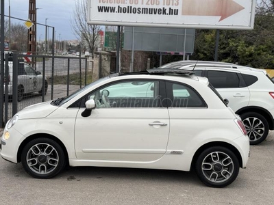 FIAT 500 1.2 8V Lounge Dualogic /// NYITHATÓ PANORÁMATETŐ BLUE&ME DIGIT KLÍMA PIROS BŐR TÉLI-NYÁRI GARNITÚRA KIT